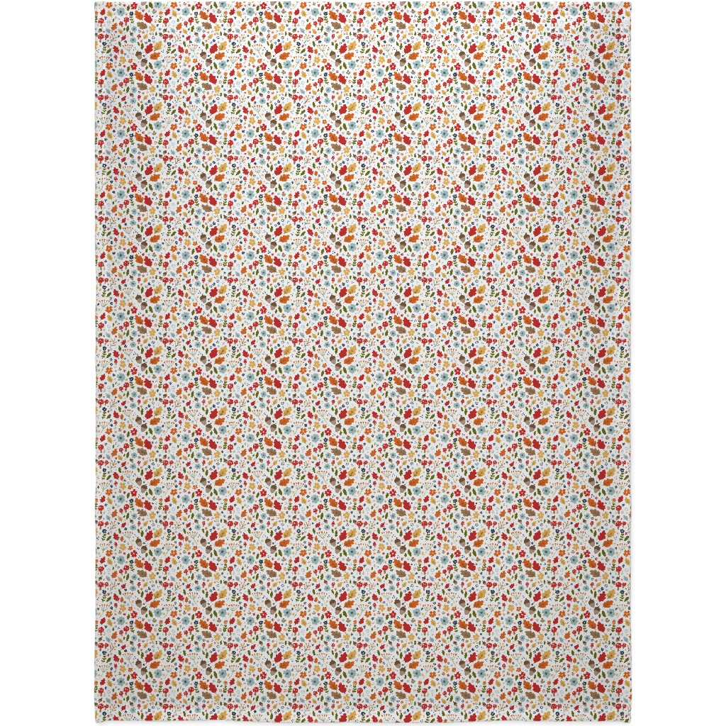 Woodland Floral - Multi Blanket, Fleece, 60x80, Multicolor