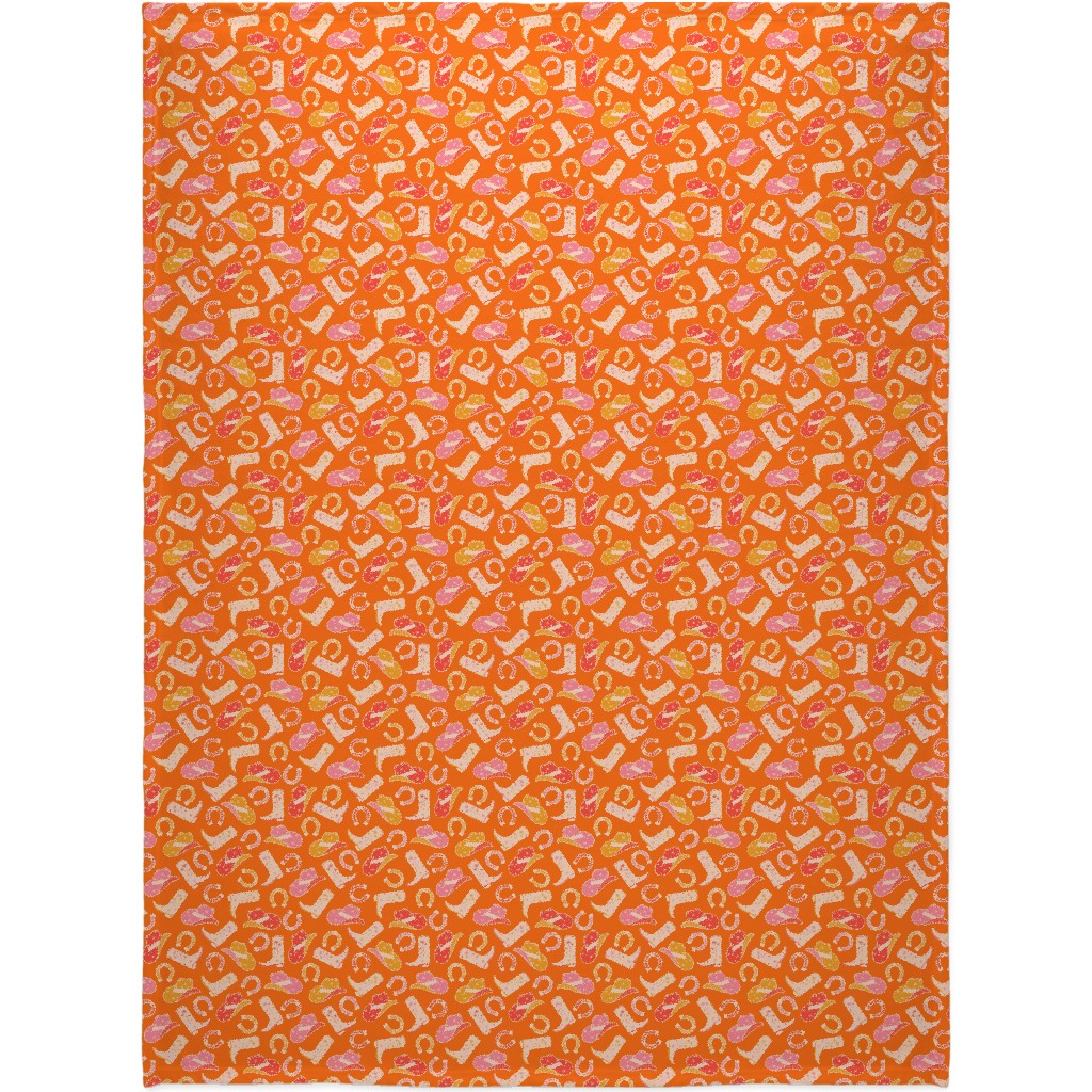 Pink And Orange Blanket