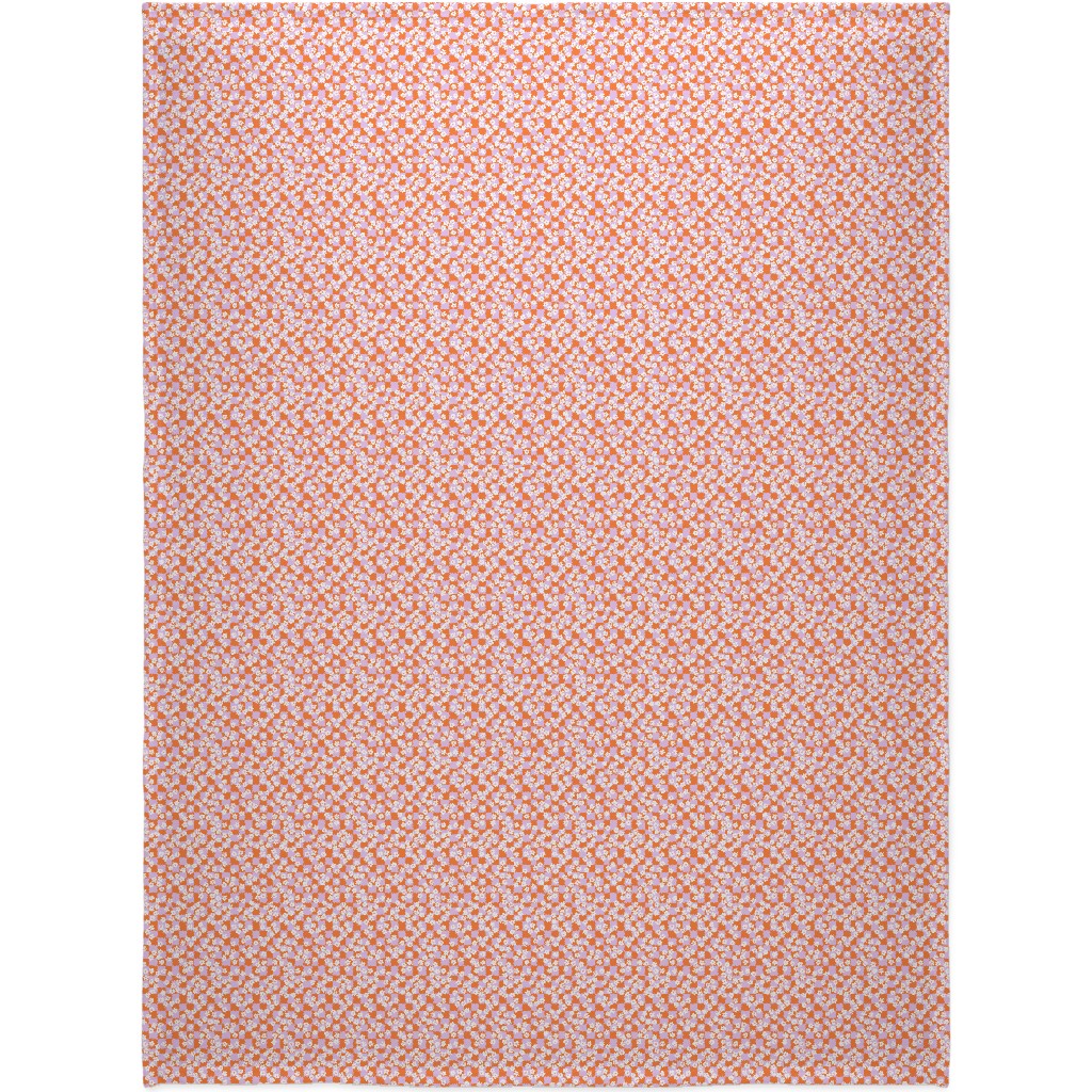Pink And Orange Blanket