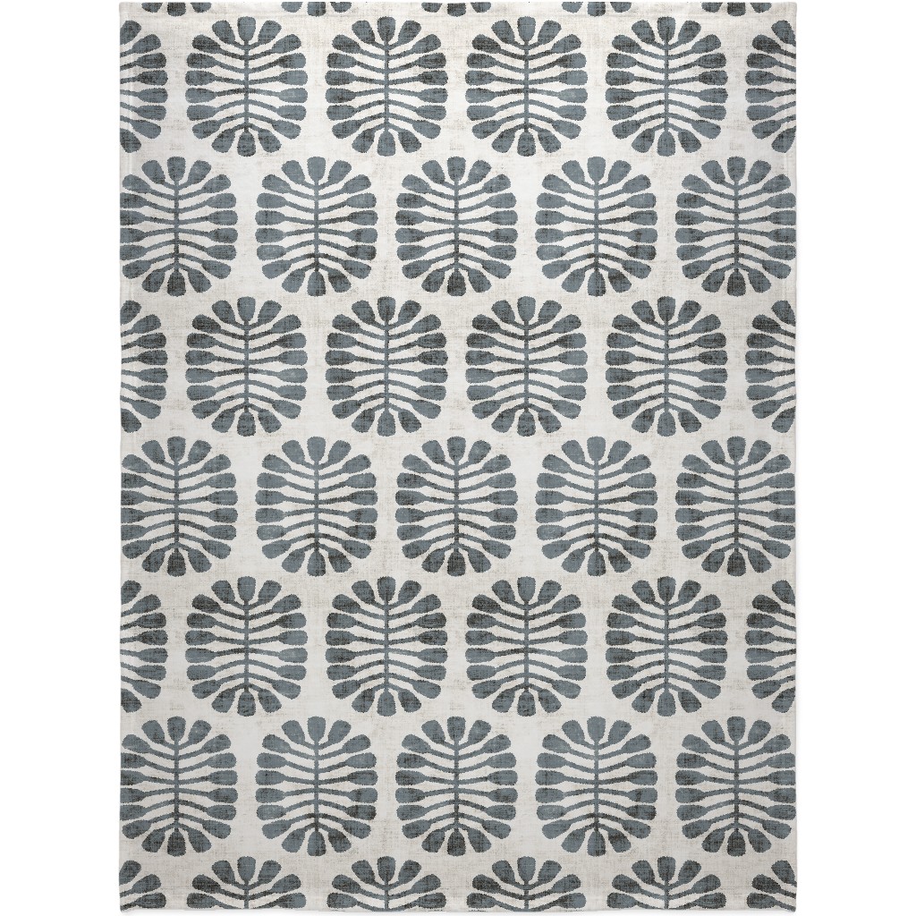 Seeded - Slate Blanket, Fleece, 60x80, Gray, Gray