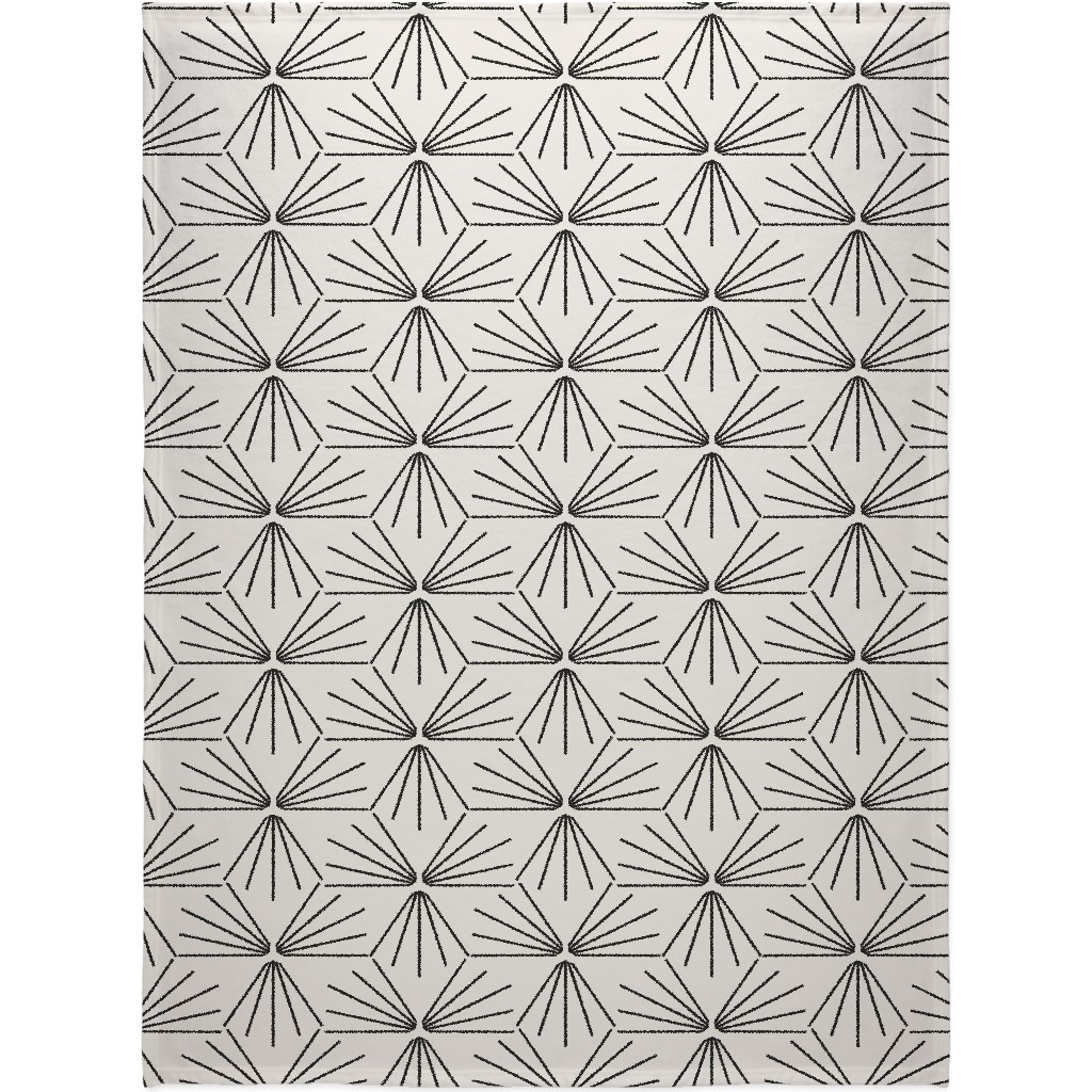 Sun Tile - Neutral Blanket, Fleece, 60x80, Beige, Pearl
