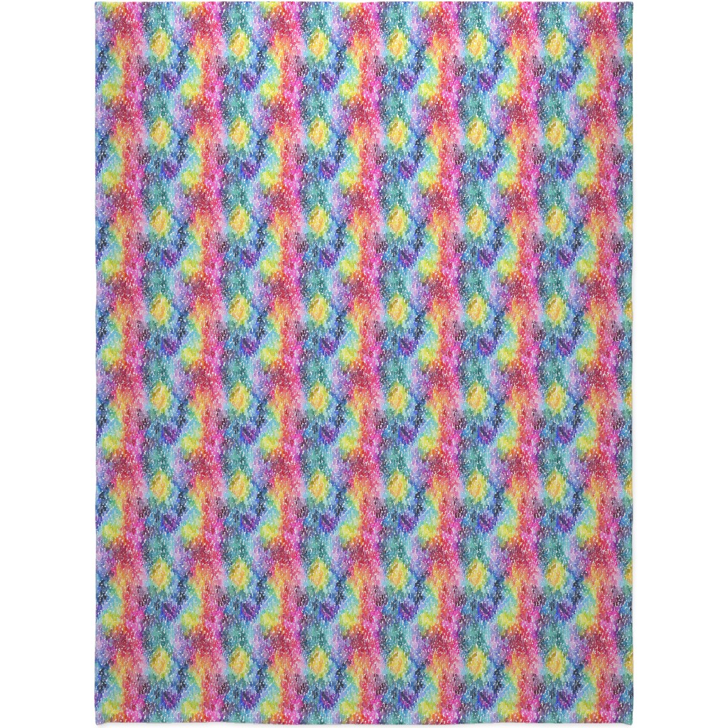 Watercolor Marks - Multi Blanket, Fleece, 60x80, Multicolor