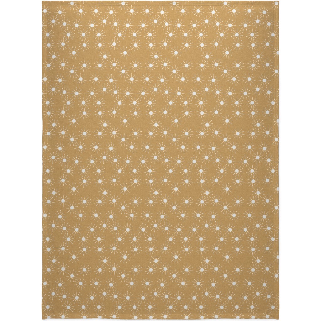 Summer Sunshine - Mustard Yellow Blanket, Fleece, 60x80, Yellow, Classic Yellow