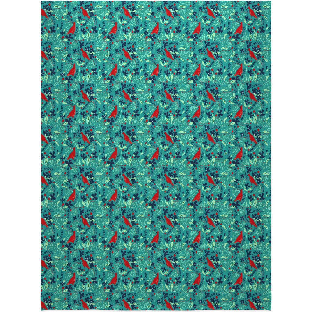 Winter Wonder - Green Blanket, Fleece, 60x80, Green, Classic Green