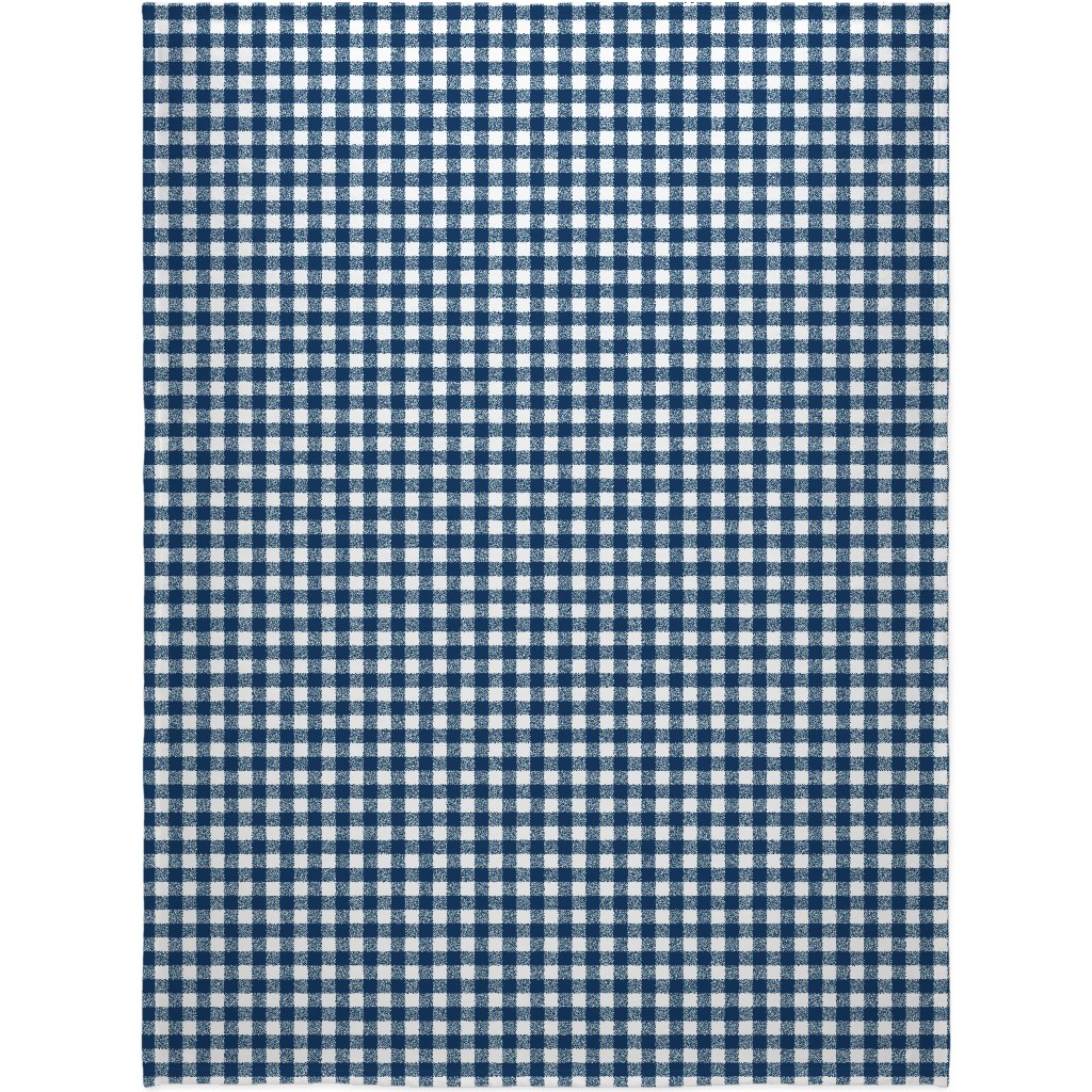 Buffalo Plaid Blanket, Fleece, 60x80, Blue