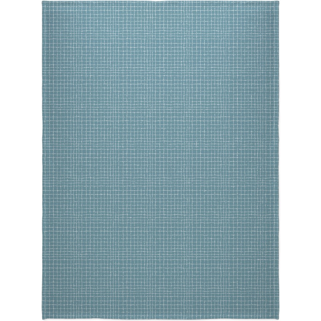 Springfield - Blue Blanket, Plush Fleece, 60x80, Blue, True Blue