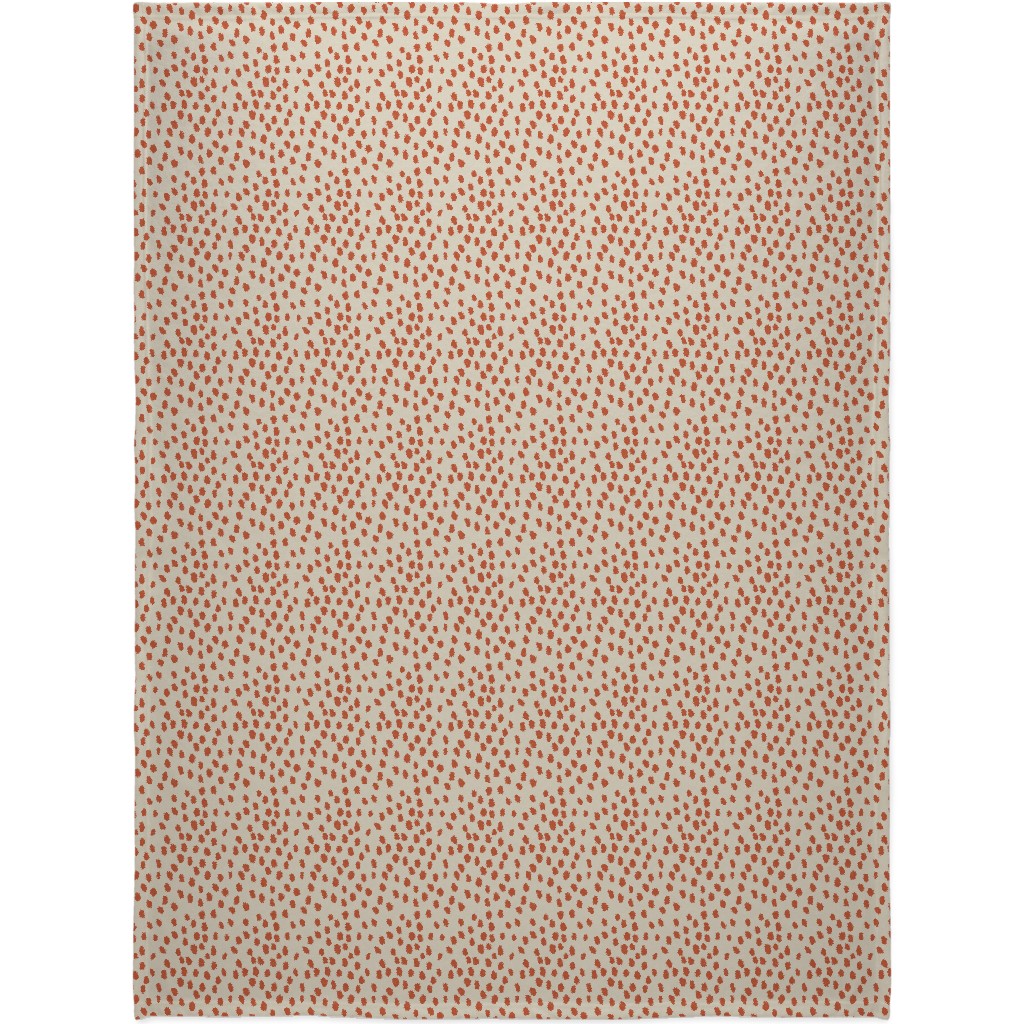 Printemps - Spice Blanket, Plush Fleece, 60x80, Orange