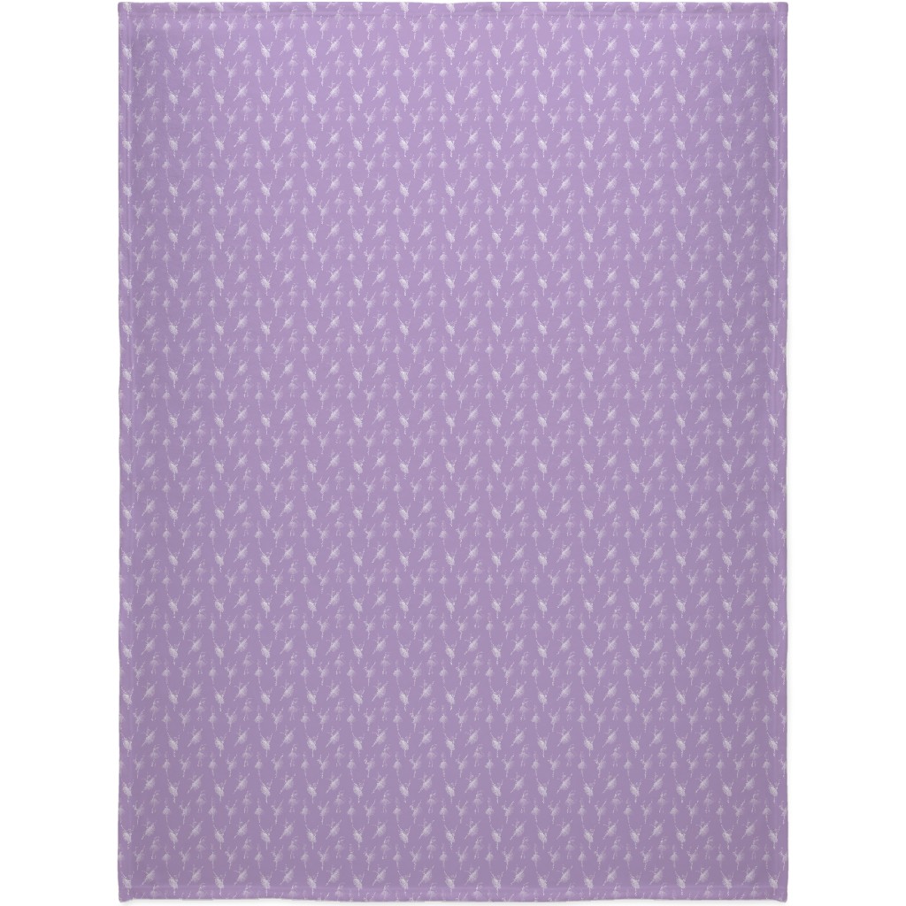 Ballerinas Blanket, Plush Fleece, 60x80, Purple