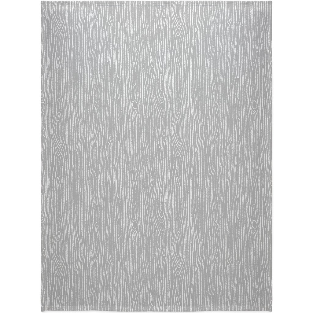 Jackson - Grey Blanket, Plush Fleece, 60x80, Gray, Gray