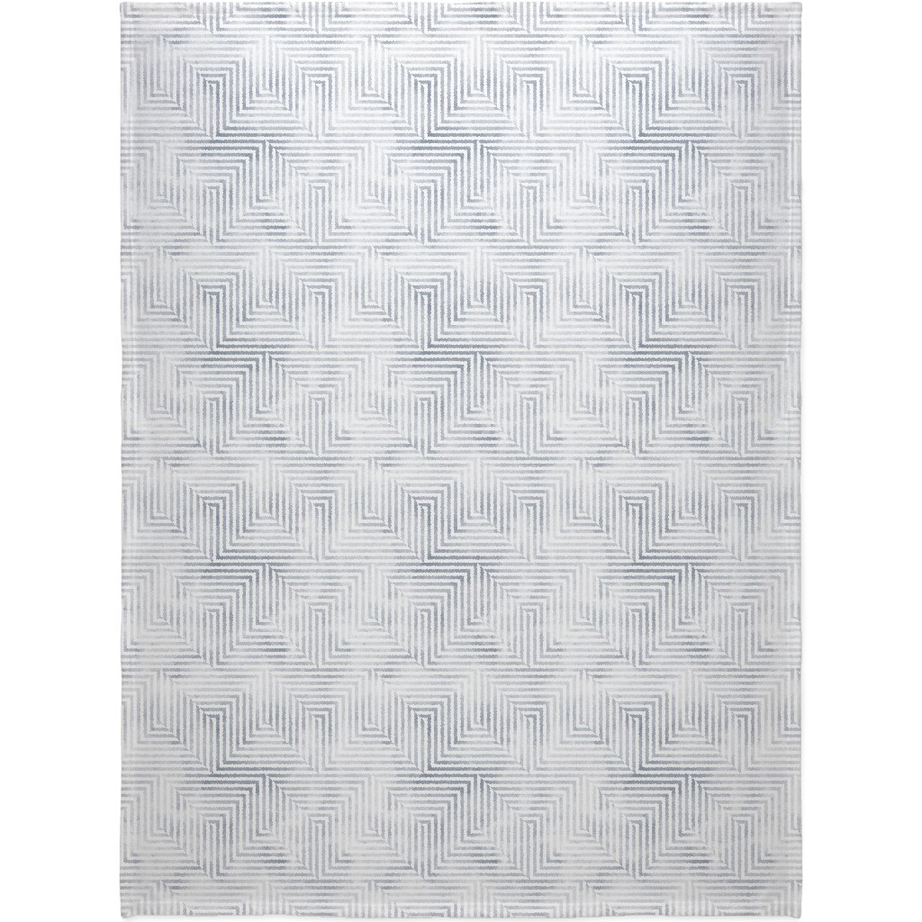 Baltimore - Soft Gray Blanket, Sherpa, 60x80, Gray