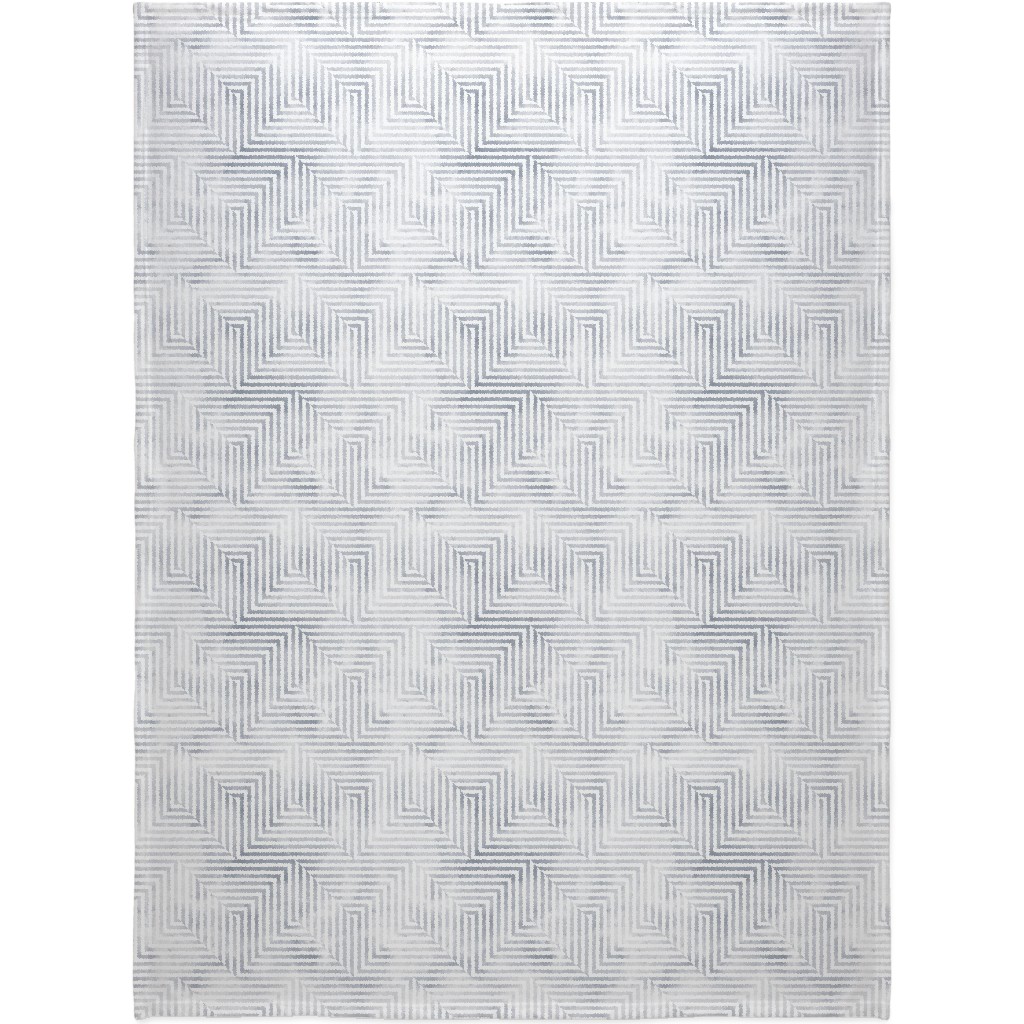 Baltimore - Soft Gray Blanket, Sherpa, 60x80, Gray, Gray