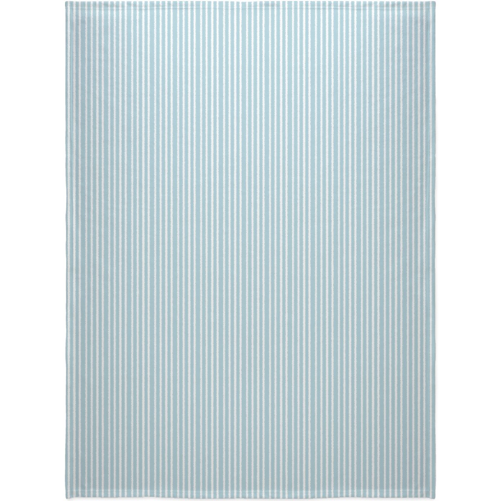 Galway - Pale Blue Blanket, Sherpa, 60x80, Blue, True Blue