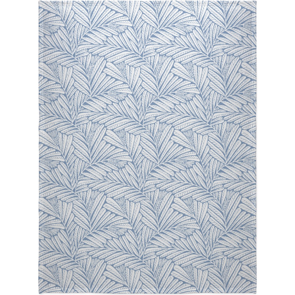 Irene - Blue Blanket, Sherpa, 60x80, Blue, True Blue