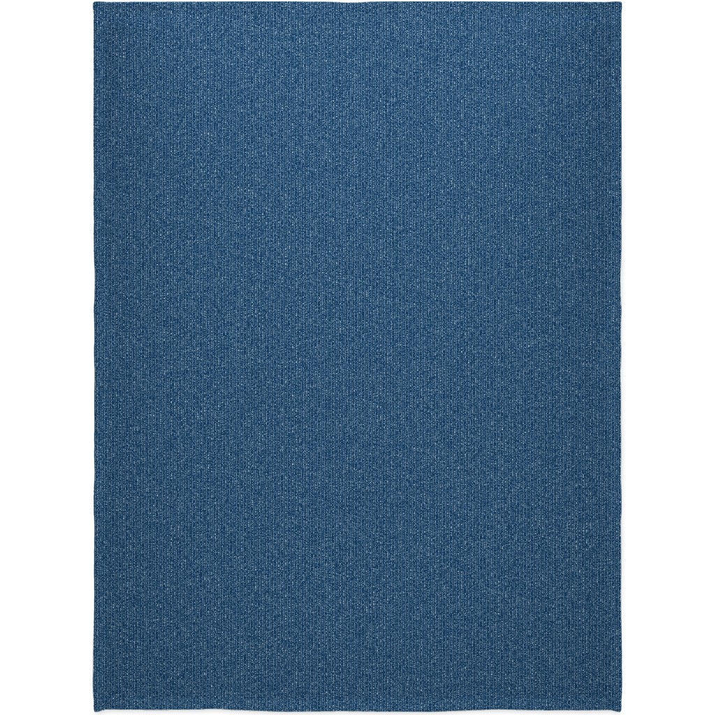 Tennessee Pin Stripe Blanket, Sherpa, 60x80, Blue, True Blue
