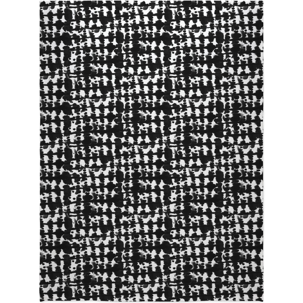 Parallel - Black Blanket, Sherpa, 60x80, Black, Black