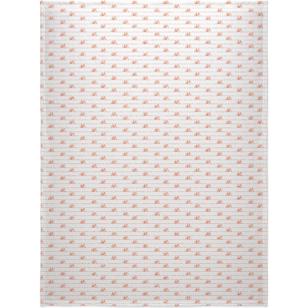 Biking Blanket, Sherpa, 60x80, Orange, Fawn