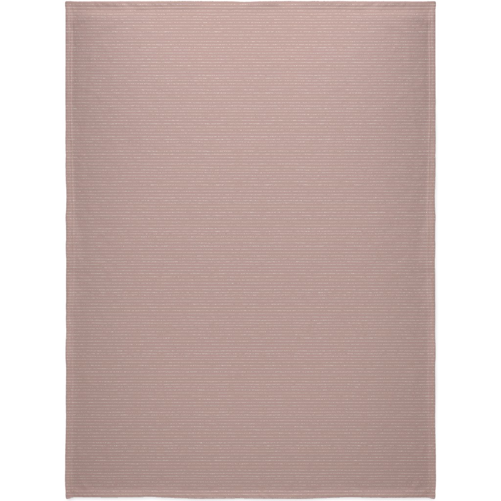 Bone Stripes Blanket, Sherpa, 60x80, Pink, Whisper