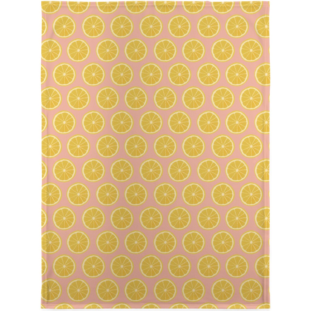 Lemon - Pink Blanket, Fleece, 30x40, Pink