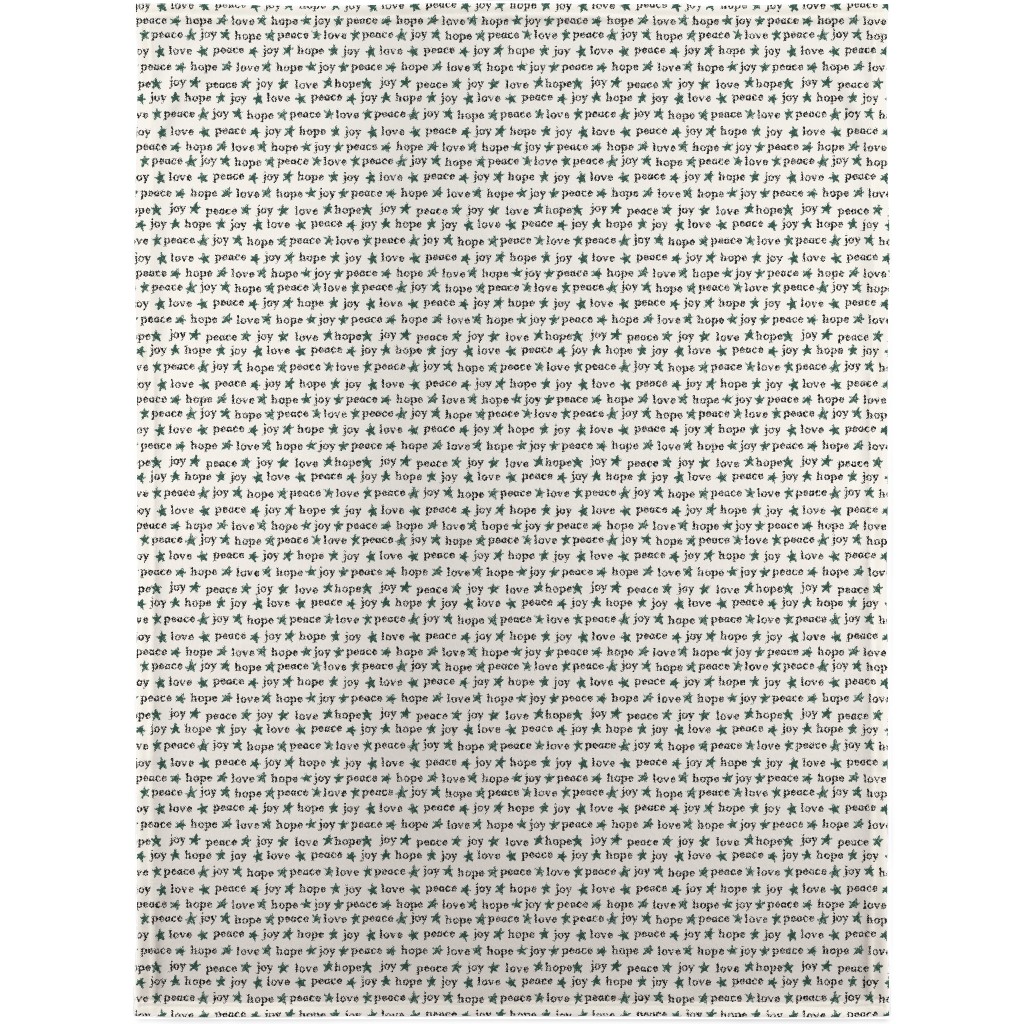 Peace Love Hope Joy - Beige Blanket, Fleece, 30x40, Beige, Pearl