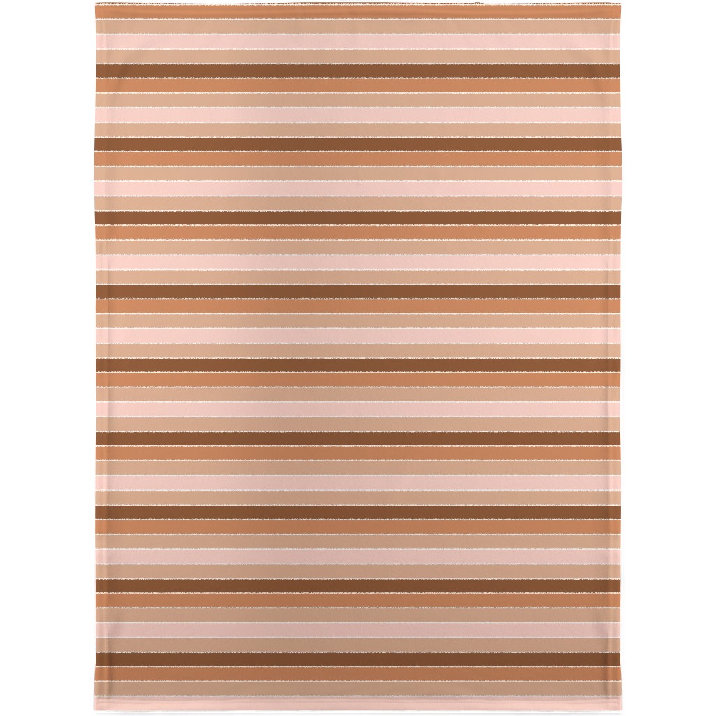 Candy Stripes - Warm Blanket, Fleece, 30x40, Pink, Bright Pink