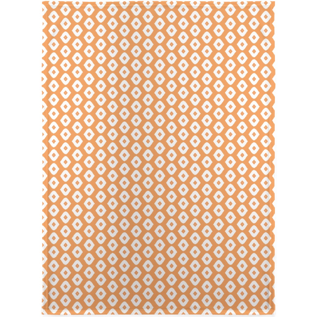 Diamond Girl - Orange Blanket, Fleece, 30x40, Orange