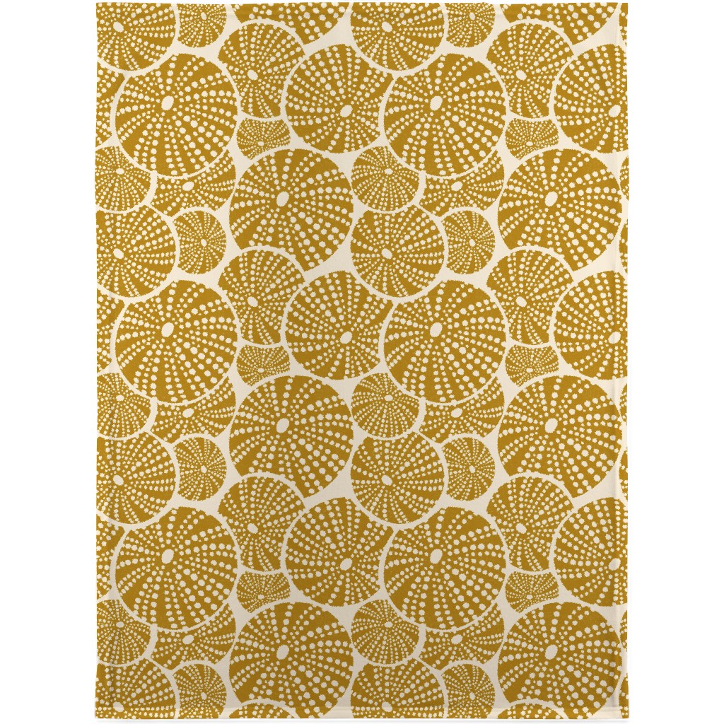 Bed of Urchins - Yellow Blanket, Fleece, 30x40, Yellow