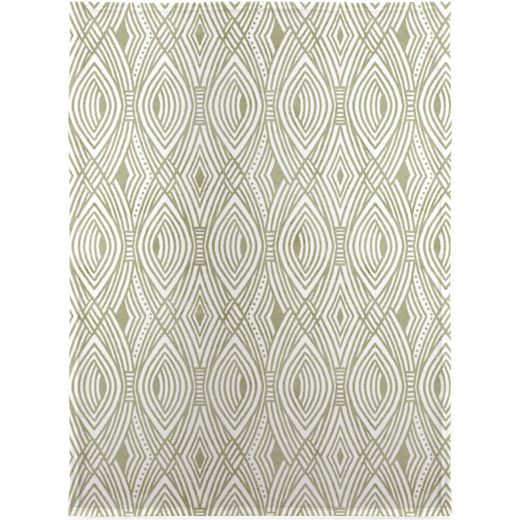 Katherine - Green Blanket, Fleece, 30x40, Green