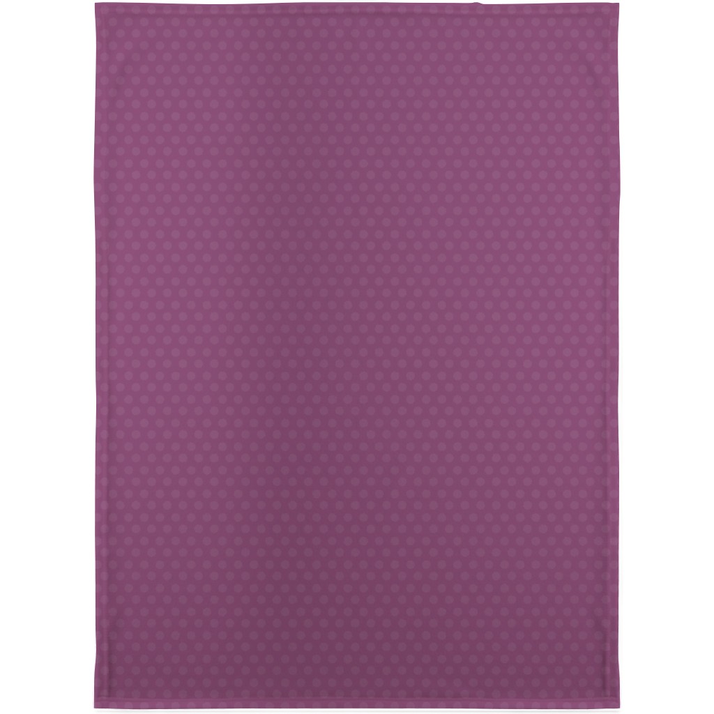 Bubbles - Purple Blanket, Fleece, 30x40, Purple