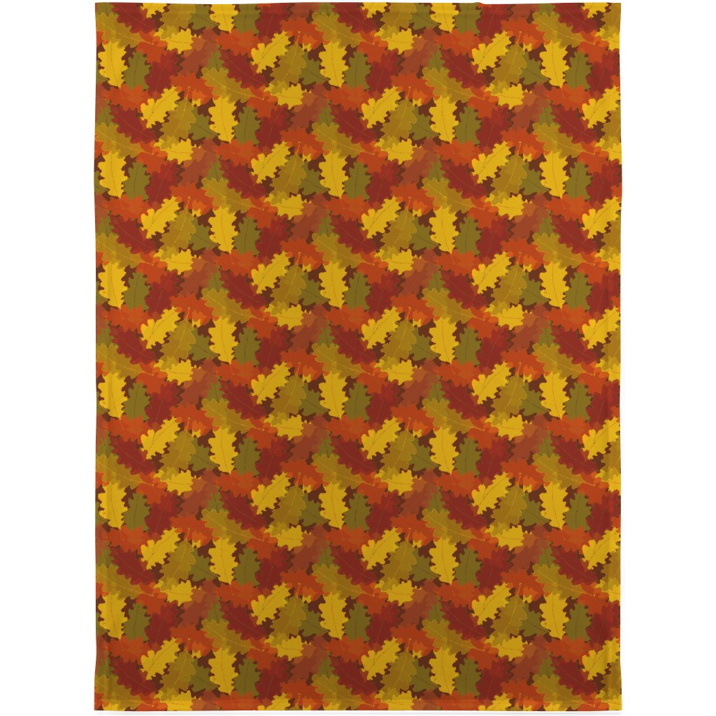 Oak Pile Blanket, Fleece, 30x40, Orange, Orange