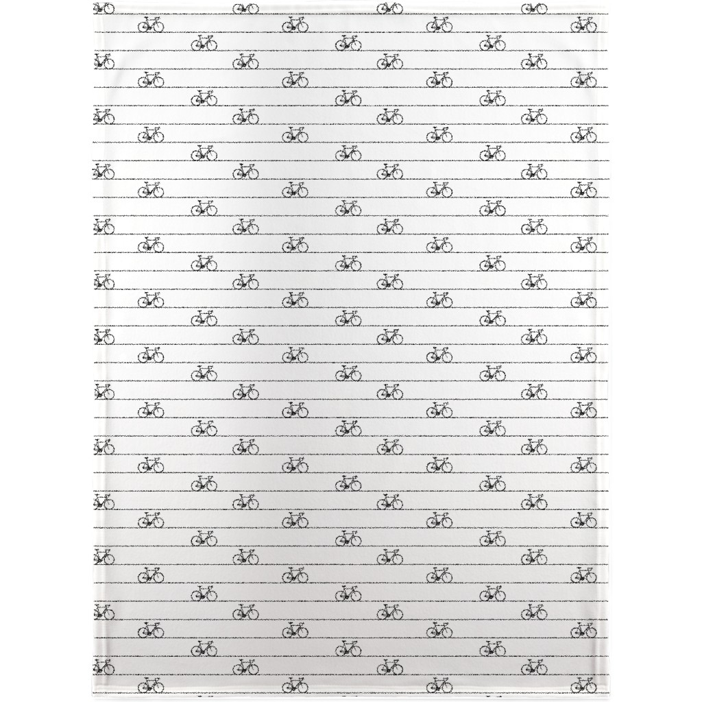Biking Blanket, Fleece, 30x40, White, White