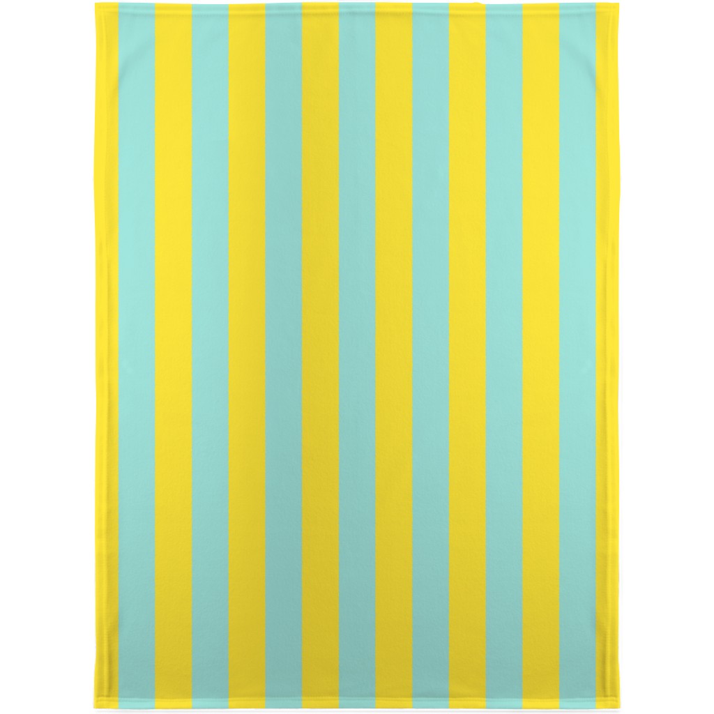 Vertical Stripes Blanket, Fleece, 30x40, Blue, Frost
