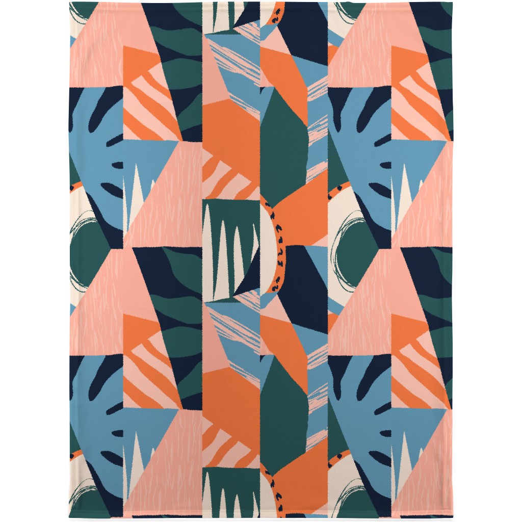 Abstraction With Coconut - Multi Blanket, Fleece, 30x40, Multicolor