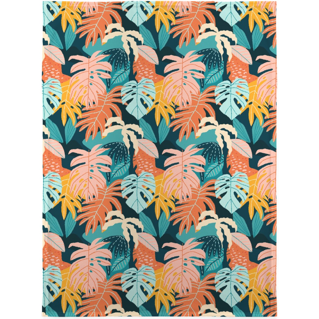 Colors of the Jungle - Multi Blanket, Plush Fleece, 30x40, Multicolor