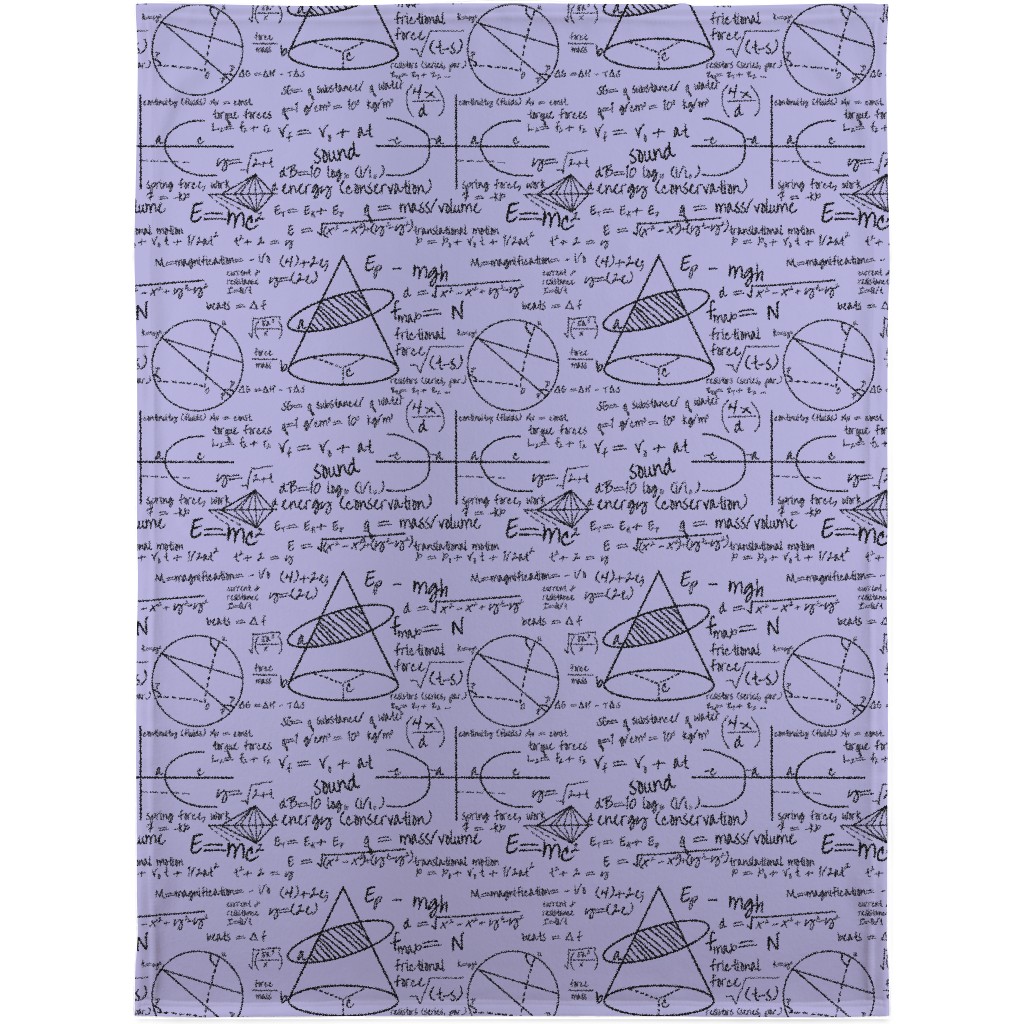 Common Equations Blanket, Sherpa, 30x40, Purple, Purple Haze