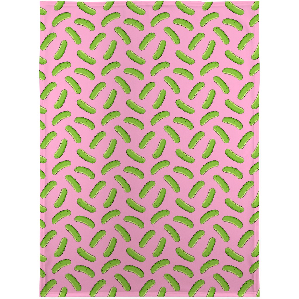 Pickles - Pink Blanket, Sherpa, 30x40, Pink