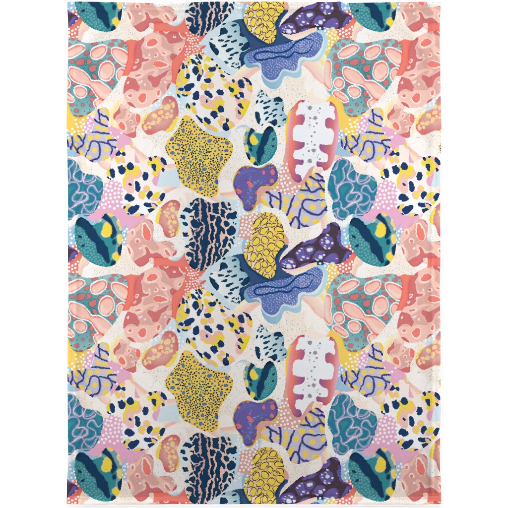 Sea Slug Animal Print - Multi Blanket, Sherpa, 30x40, Multicolor