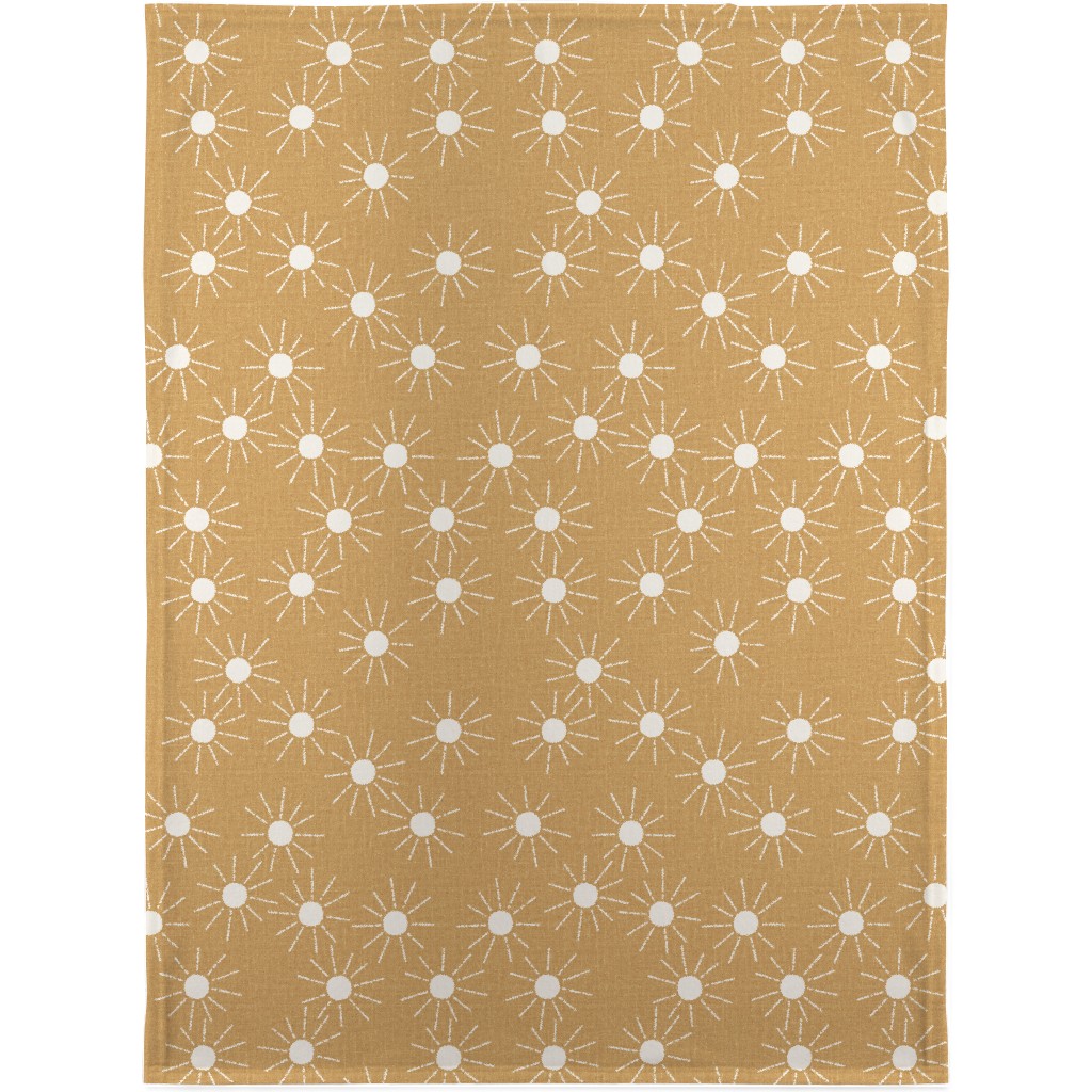 Summer Sunshine - Mustard Yellow Blanket, Sherpa, 30x40, Yellow, Classic Yellow