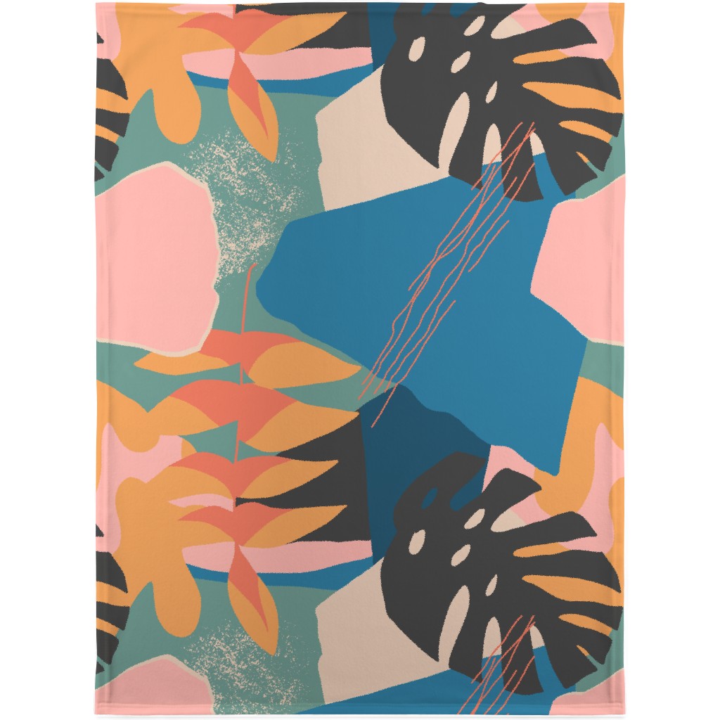 Tropical Garden - Multi Blanket, Sherpa, 30x40, Multicolor