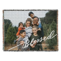 Tilted Blessed Script