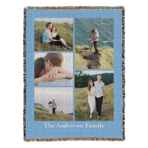 In Our Hearts Memorial Fleece Photo Blanket by Shutterfly