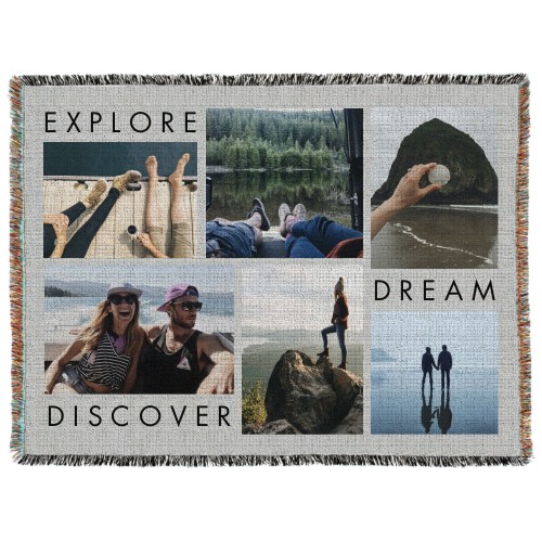 Explore Gallery Of Six Woven Photo Blanket, 60x80, Multicolor