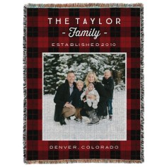 Rustic Plaid Red
