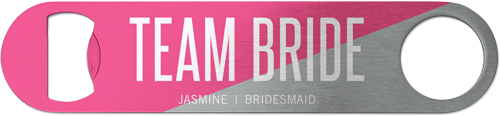 Team Bride Bottle Opener, Beige