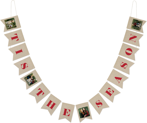 Tis The Season Bunting Banner, Multicolor