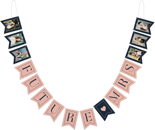 Future Mrs Bunting Banner, Black, silhouette