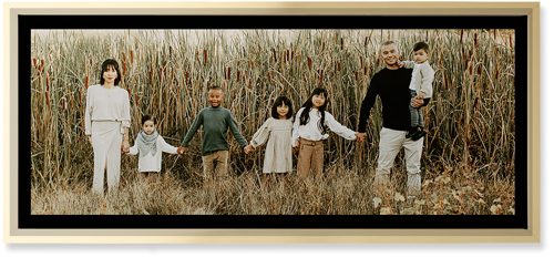 Gallery of One Pano Wall Art, Gold, Single piece, Canvas, 10x24, Multicolor