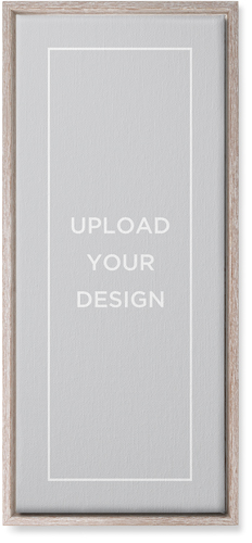 Upload Your Own Design Wall Art, Rustic, Single piece, Canvas, 10x24, Multicolor