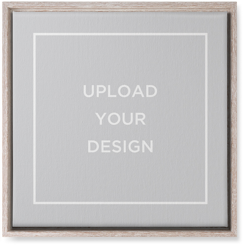 Upload Your Own Design Wall Art, Rustic, Single piece, Canvas, 16x16, Multicolor