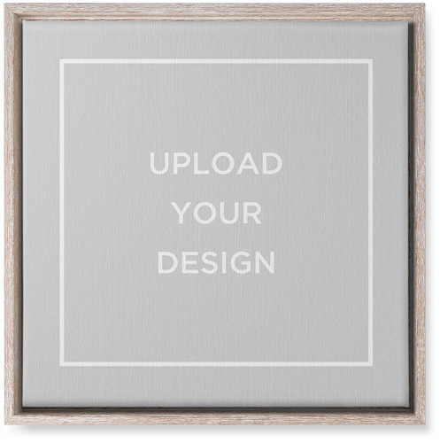 Upload Your Own Design Wall Art, Rustic, Single piece, Canvas, 16x16, Multicolor, multi