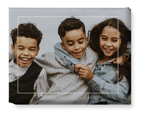 Floating Frame Wall Art, No Frame, Single piece, Canvas, 8x10, White, white